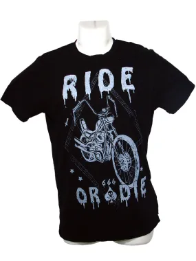 Men's Black T-Shirt Ride or Die