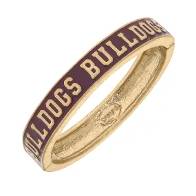 Mississippi State Bulldogs Women's Enamel Hinge Bangle