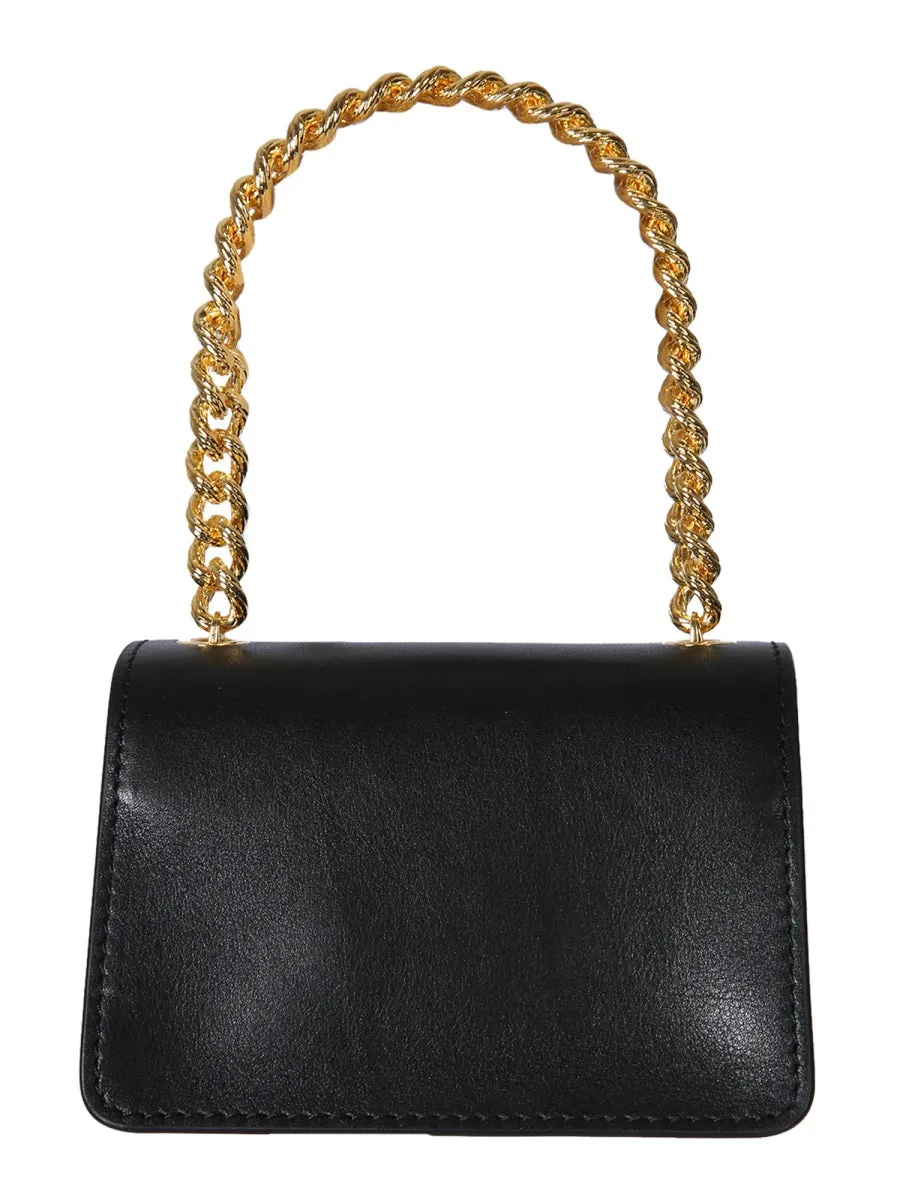 Moschino Lettering Charm Small Shoulder Bag