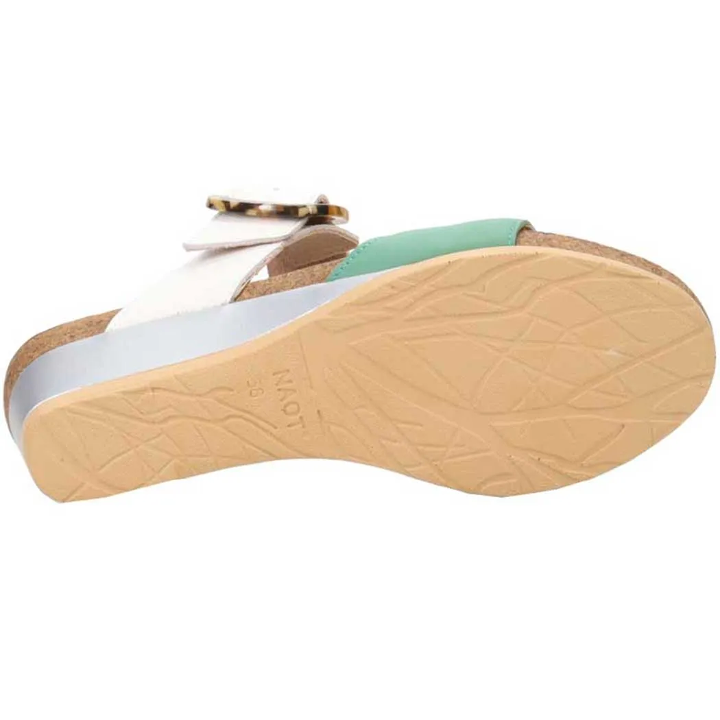 Naot Kingdom Soft Jade Leather/ Soft White Leather (Women's)