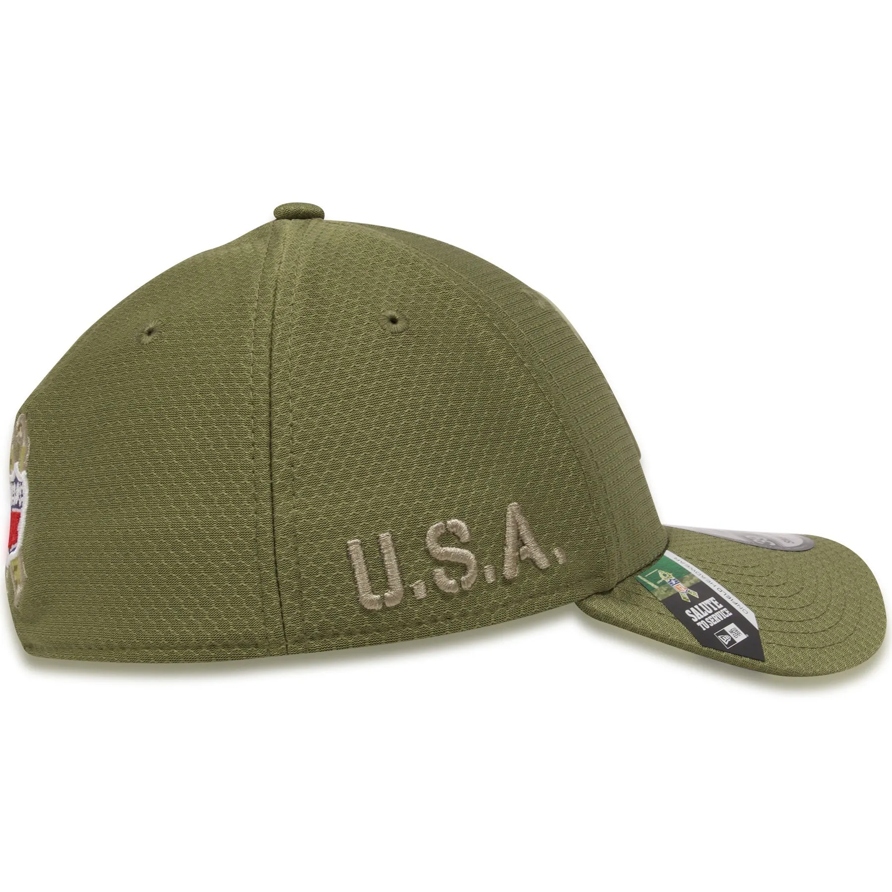 New York Giants 2019 Salute To Service On Field 39Thirty Stretch Fit Hat