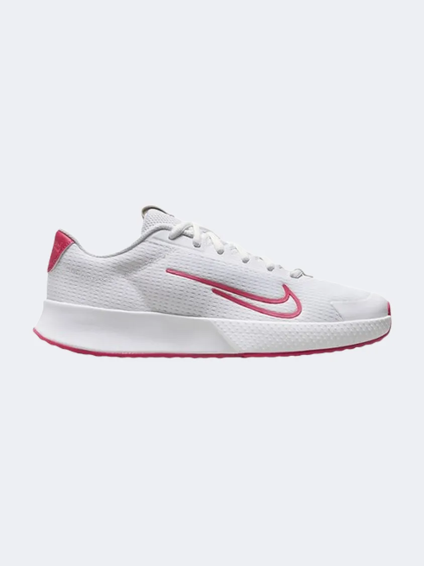 Nike Vapor Lite 2 Hc Women Tennis Shoes White/Crimson