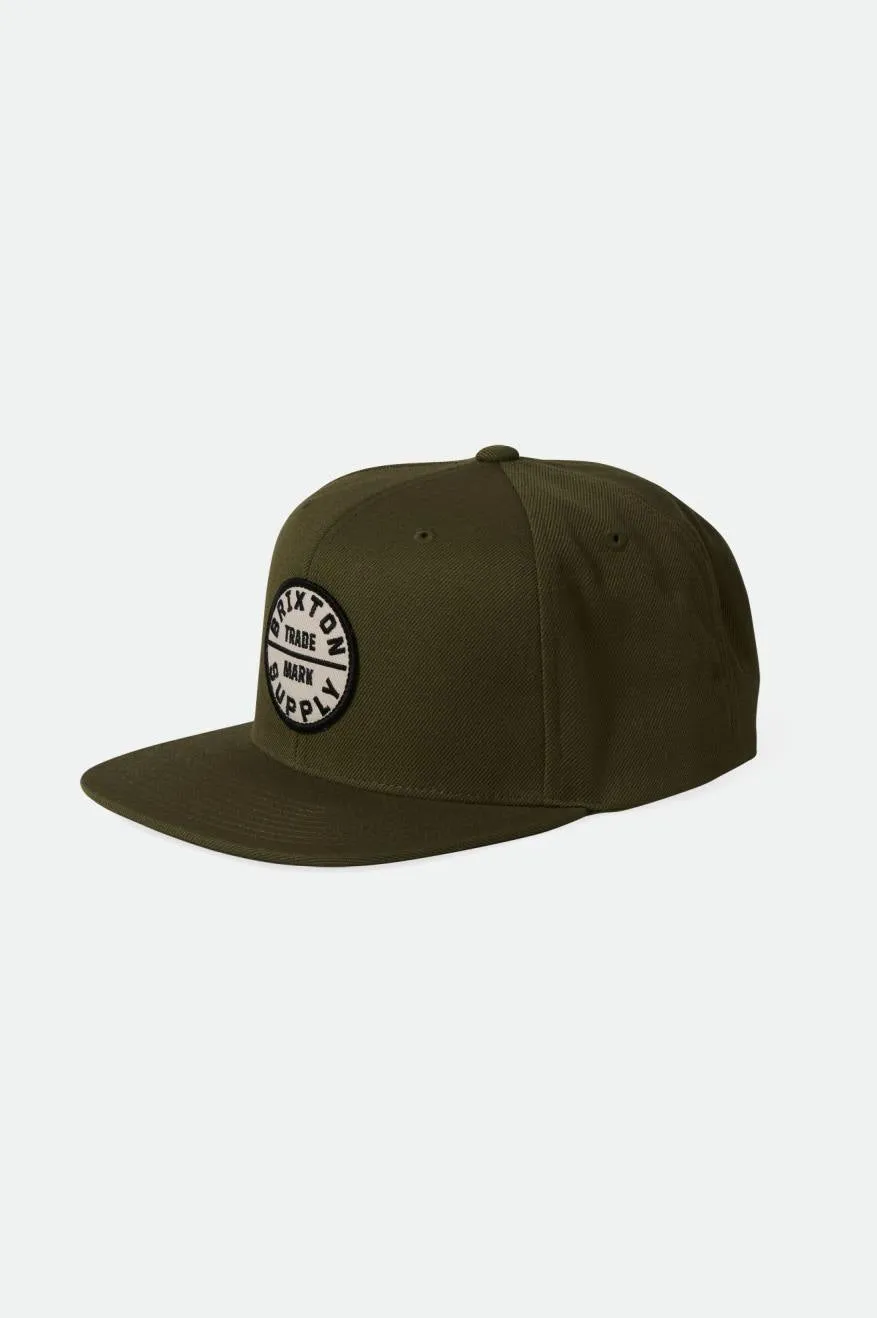 Oath III Snapback - Olive Surplus/Whitecap