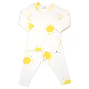 oh baby! Two Piece Set - Sunshine Print - Cream