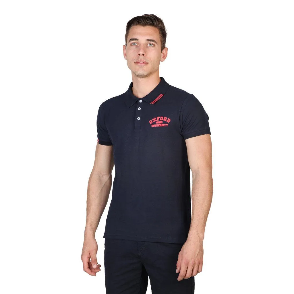 Oxford University Pique Polo - Navy