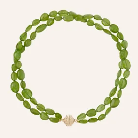 Peridot Double Strand Necklace