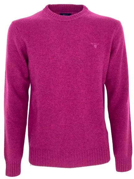 PULLOVER UOMO FUCSIA MISTO LANA