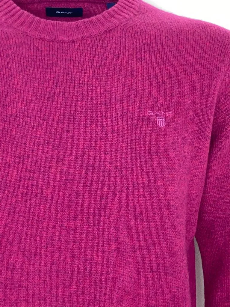 PULLOVER UOMO FUCSIA MISTO LANA