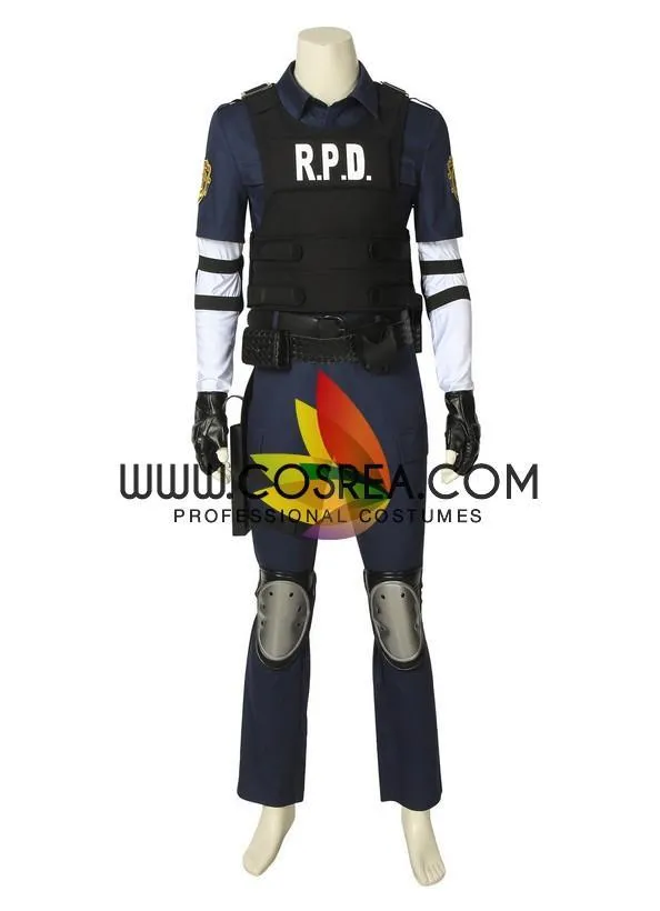 Resident Evil Remake Leon Cosplay Costume