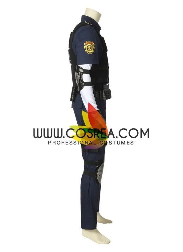 Resident Evil Remake Leon Cosplay Costume