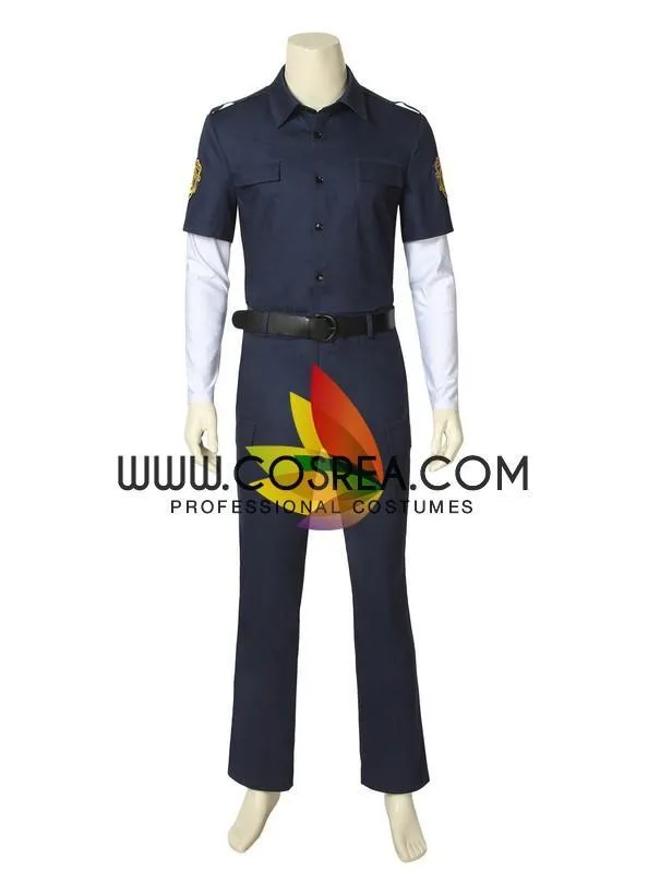 Resident Evil Remake Leon Cosplay Costume