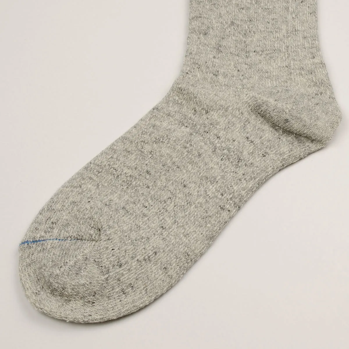 RoToTo - Doubleface Silk / Cotton Socks - Red / Light Gray