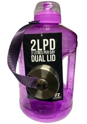 Russel Athletic 2LPD Dual Cap Water Bottle   AD010 BRT GRP