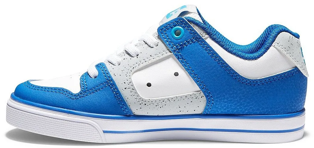 shoes DC Pure Elastic - XWSB/White/Grey/Blue - unisex junior