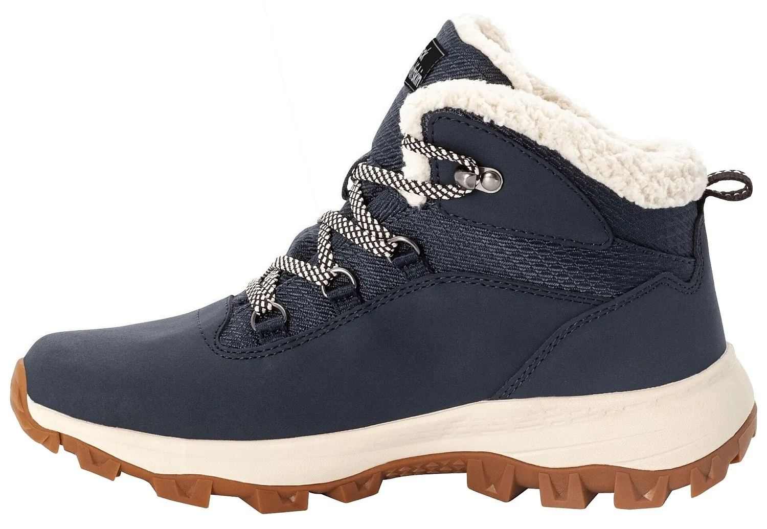 shoes Jack Wolfskin Everquest Texapore Mid W - Dark Blue/Off White - women´s