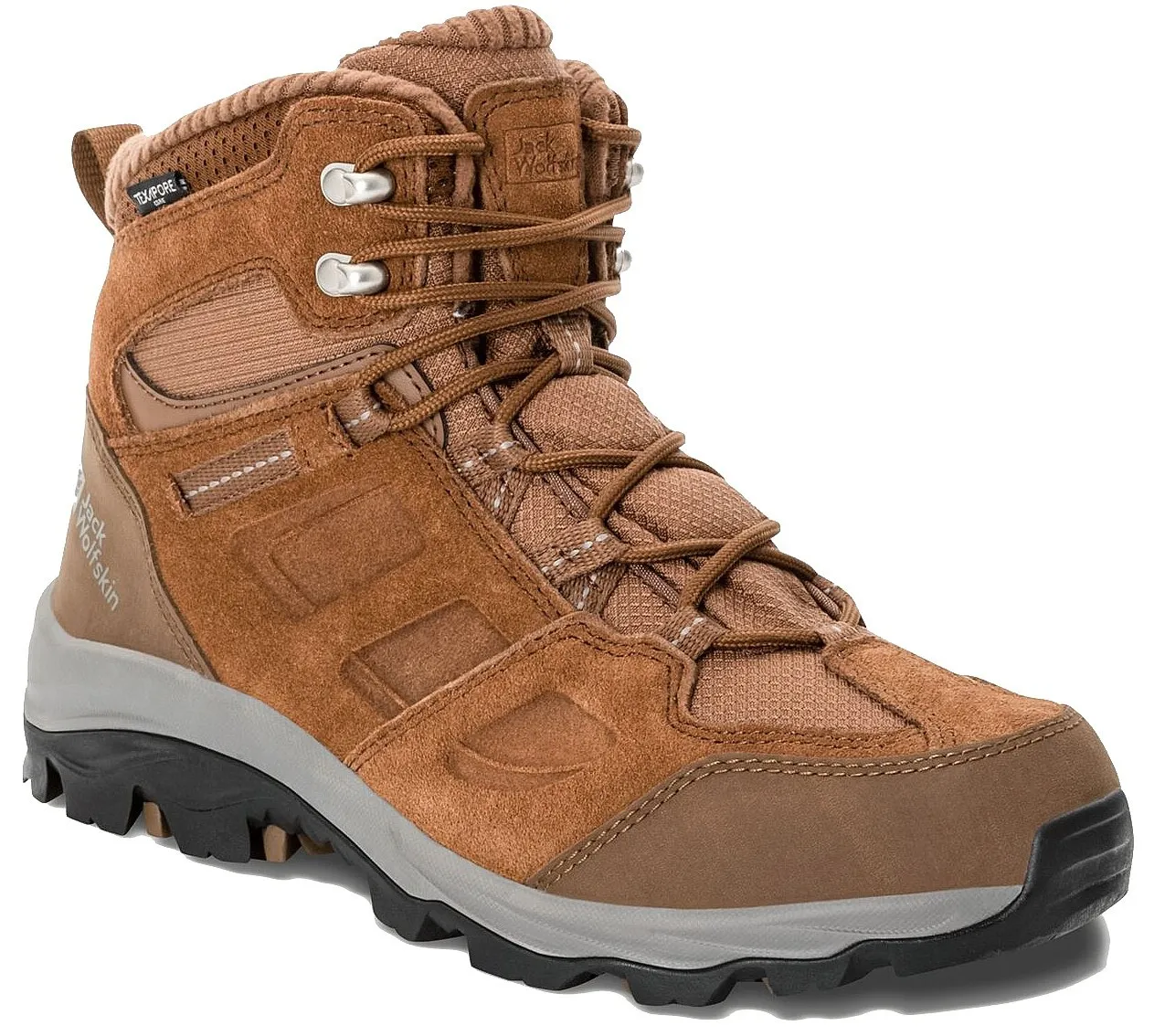 shoes Jack Wolfskin Vojo 3 Texapore MID W - Squirrel - women´s