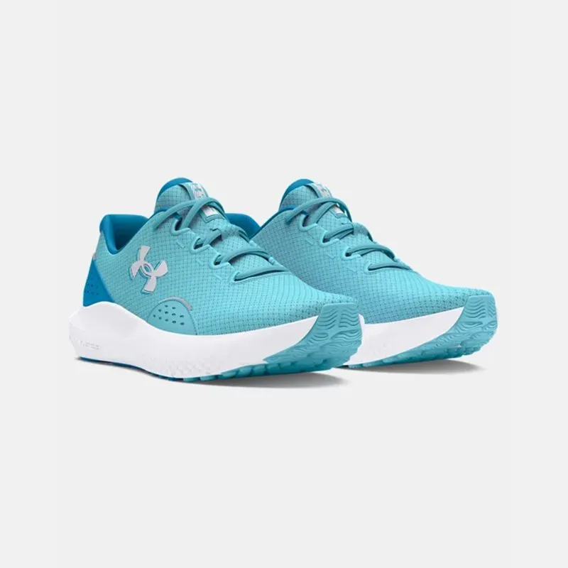 Under Armour Women's UA Surge 4 Running Shoes Sky Blue / Capri / White - SS24