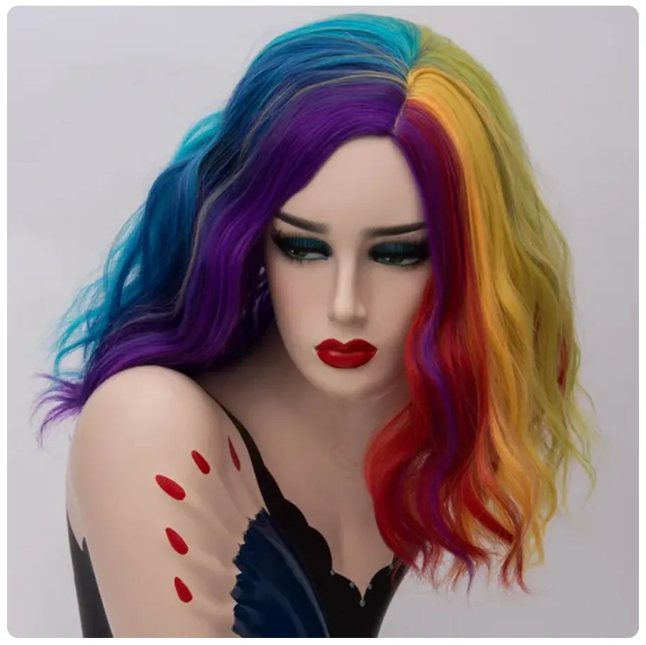 Wig Queen Nevada (Dark Multicolor)